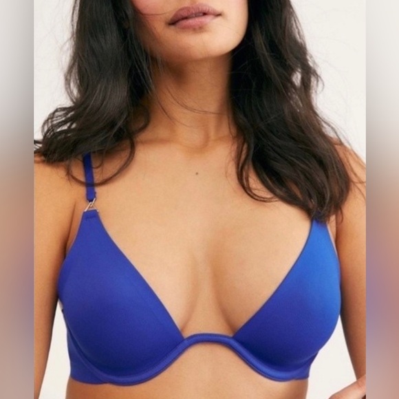 NWT Free People Intimately Blue Ari Underwire Bra Size 32C - Picture 5 of 15